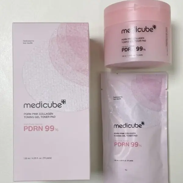 Medicube Pdrn Pink Collagen Toning Gel Toner Pad
