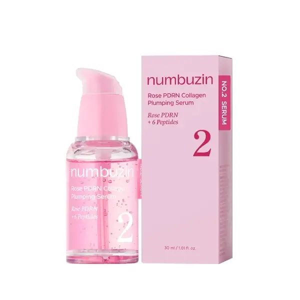 Numbuzin No.2 Rose PDRN Collagen Plumping Serum (Rose PDRN+6 Peptides)