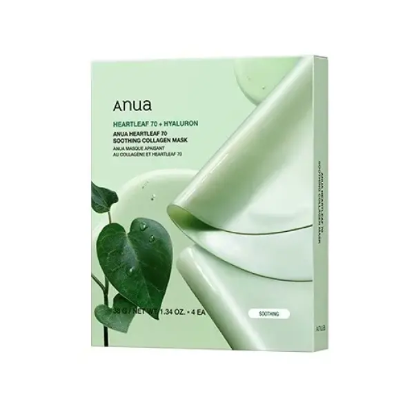 Anua Heartleaf 70+ Hyaluron Soothing Collagen Mask (38g)