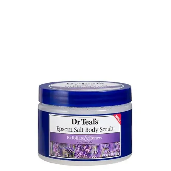Dr. Teal's Epsom Salt Body Scrub – Nourish & Protect with Coconut & Essential Oils