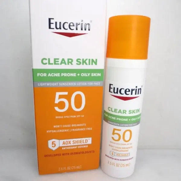 Eucerin Clear Sunscreen Lotion for Face (75ml)