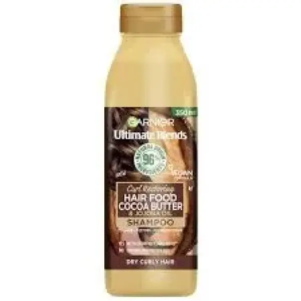 Garnier Ultimate Blends Curl Hair Food Cocoa Butter & Jojoba Oil Shampoo