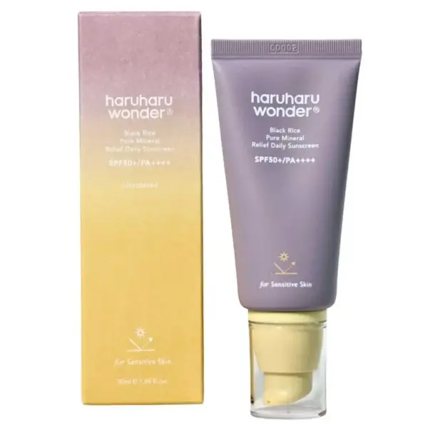 Haruharu Wonder - Black Rice Pure Mineral Relief Daily Sunscreen (50ml)