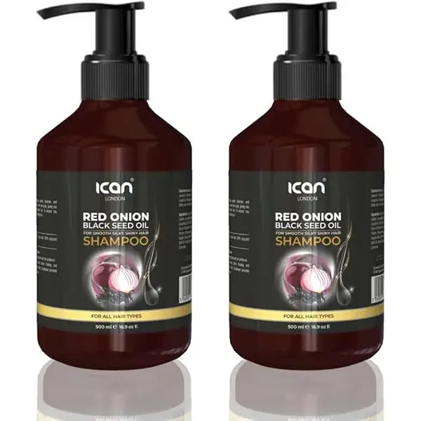 Ican Red Onion Black Seed Oil Shampoo