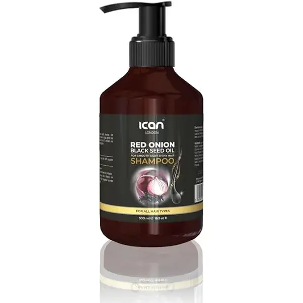 Ican Red Onion Black Seed Oil Shampoo