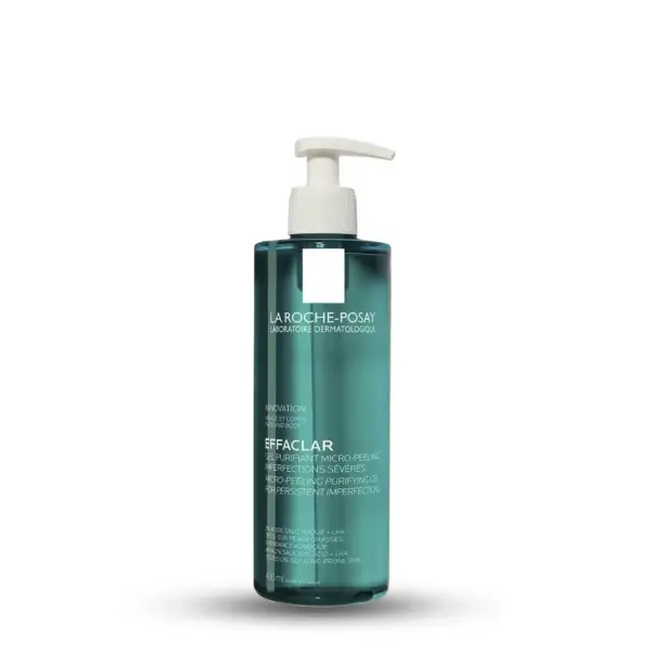 La Roche-Posay Effaclar Micro-Peeling Purifying Gel Wash for Oily, Blemish-Prone Skin (400ml)