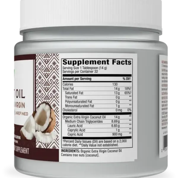 Nature's Way Organic Extra Virgin Coconut Oil