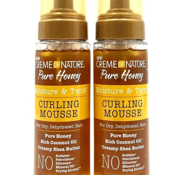 Pure Honey Moisture & Twist Curling Mousse – For Defined, Hydrated Curls