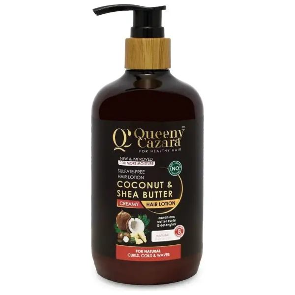 Queeny Cazara Coconut Shea Butter Hair Lotion (350ml)