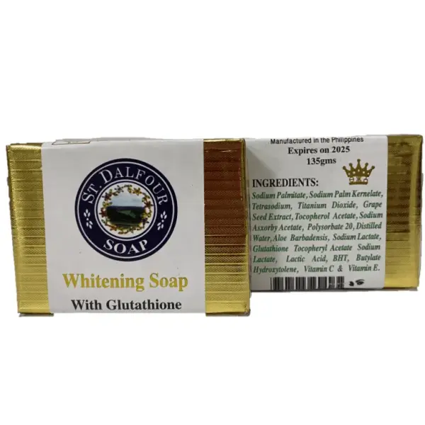 St. Dalfour whitening soap with glutathione