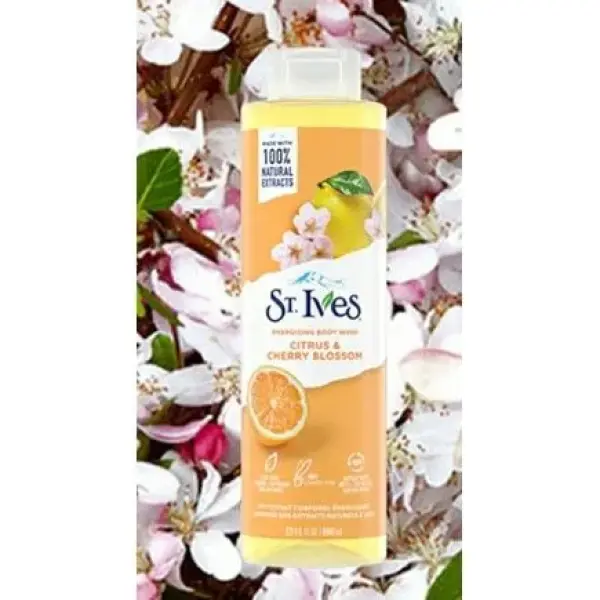 ST. Ives Energizing Body Wash - Citrus & Cherry Blossom