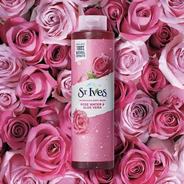 ST.Ives Refreshing Body Wash - Rose Water & Aloe Vera