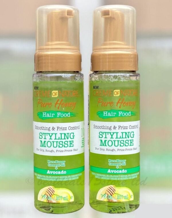 CREME OF NATURE PURE HONEY SMOOTHING & FRIZZ CONTROL STYLING MOUSSE