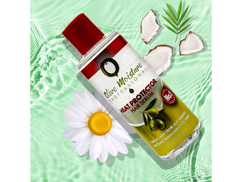 OLIVE MOISTURE HEAT PROTECTOR HAIR SERUM