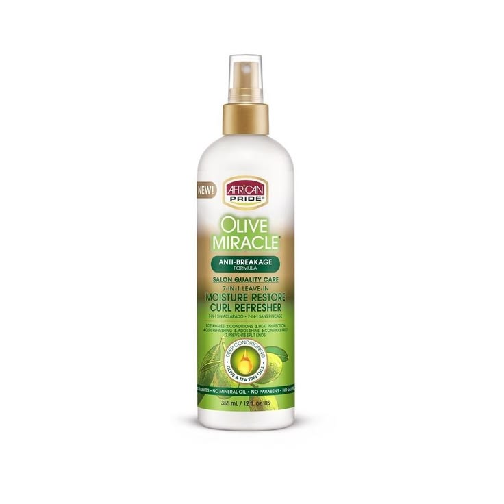 AFRICAN PRIDE OLIVE MIRACLE MOISTURE RESTORE CURL REFRESHER