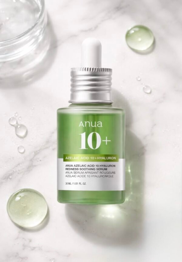 ANUA AZELAIC ACID 10 HYALURON REDNESS SOOTHING SERUM