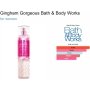 BATH AND BODY WORKS GINGHAM GORGEOUS BODY CARE BBW ORIGINAL GINGHAM PINK