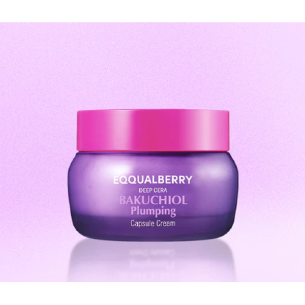 EQQUALBERRY BAKUCHIOL PLUMPING CAPSULE CREAM