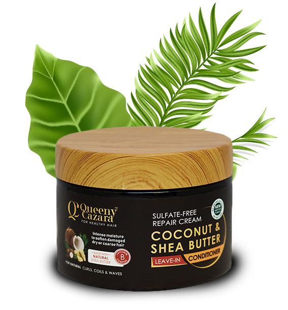 QUEENY CAZARA SULFATE-FREE REPAIR CREAM LEAVE-IN CONDITIONER
