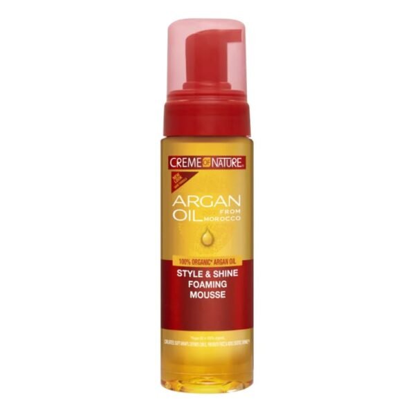 CREME OF NATURE ARGAN OIL STYLE & SHINE FOAMING MOUSSE