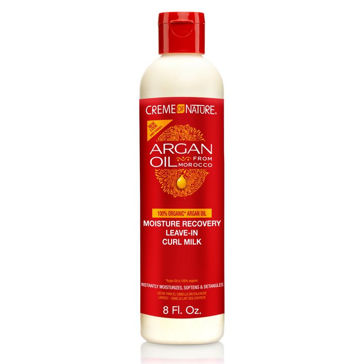 CREME OF NATURE ARGAN OIL MOISTURE RECOVERY LEAVE-IN CURL MILK