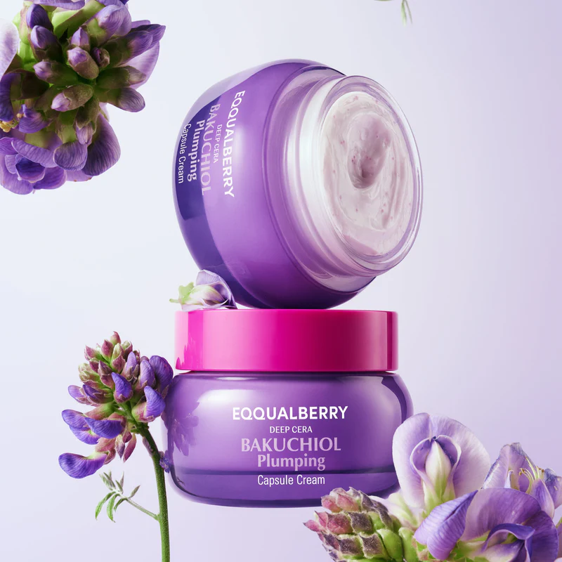 EQQUALBERRY BAKUCHIOL PLUMPING CAPSULE CREAM - Image 2