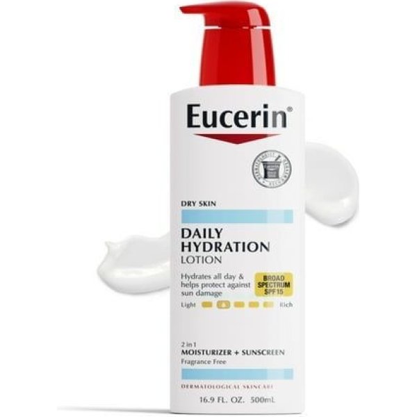 EUCERIN DAILY HYDRATION BROAD SPECTRUM SPF 15 LOTION