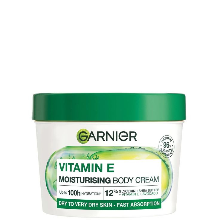 GARNIER VITAMIN E MOISTURISING BODY CREAM