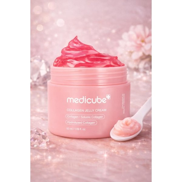 Medicube Collagen Jelly Cream – 24H Glow & Lifted Skin ✨ Korean Skincare Must-Have