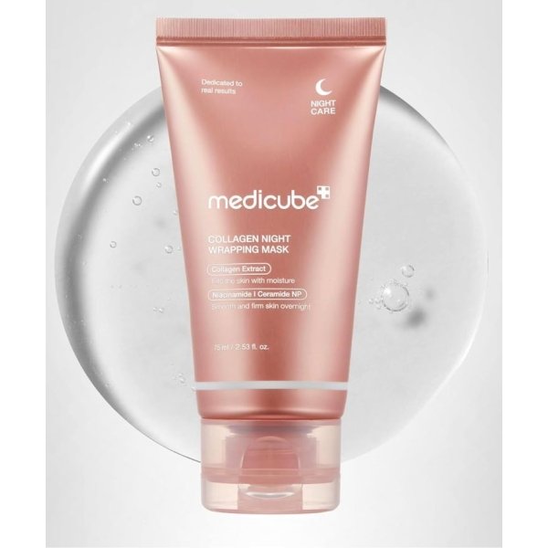 Medicube Collagen Wrapping Mask _ Korean Overnight Peel-Off Face Mask for Firm, Glowing Skin Medicube Collagen Wrapping Mask _ Korean Overnight Peel-Off Face Mask for Firm, Glowing Skin