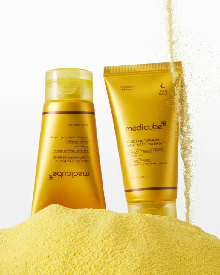 MEDICUBE KOJIC ACID TUMERIC OVERNIGHT WRAPPING MASK