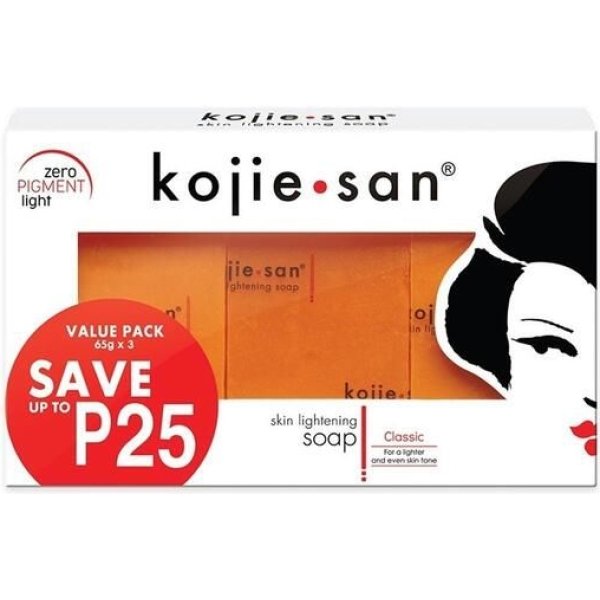 KOJIC.ACID SKIN LIGHTENING SOAP 65G X 3