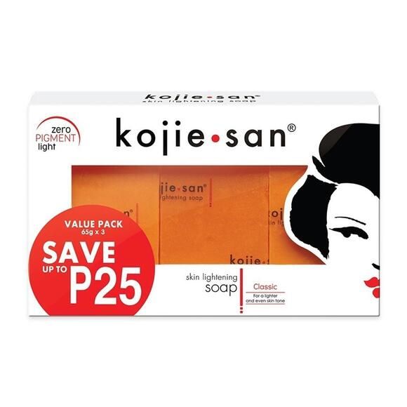 KOJIC.ACID SKIN LIGHTENING SOAP 65G X 3