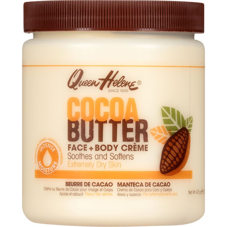 QUEEN HELENE COCOA BUTTER FACE + BODY CREME