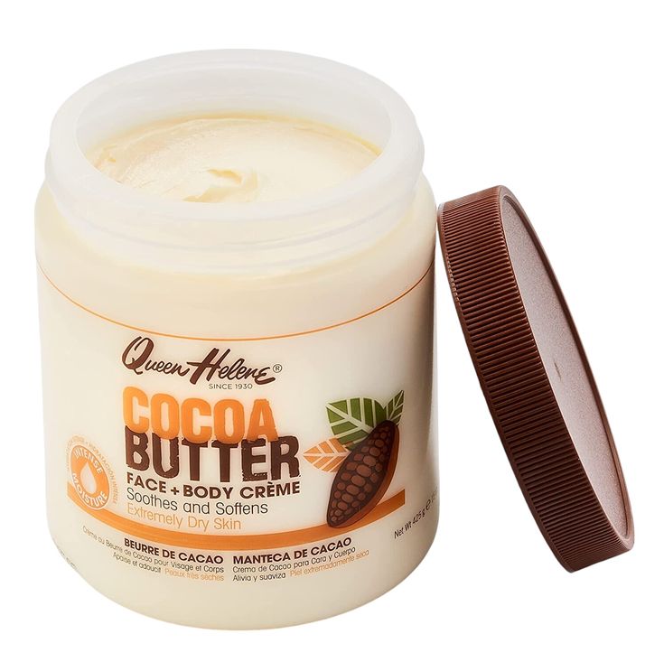 QUEEN HELENE COCOA BUTTER FACE + BODY CREME - Image 2