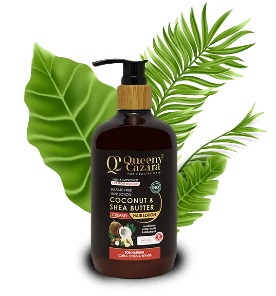 QUEENY CAZARA COCONUT & SHEA BUTTER CREAMY HAIR LOTION