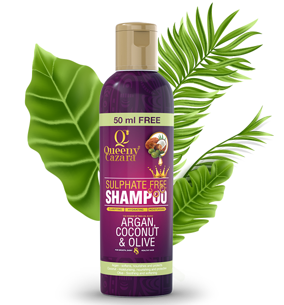 QUEENY CAZARA SULFATE FREE SHAMPOO
