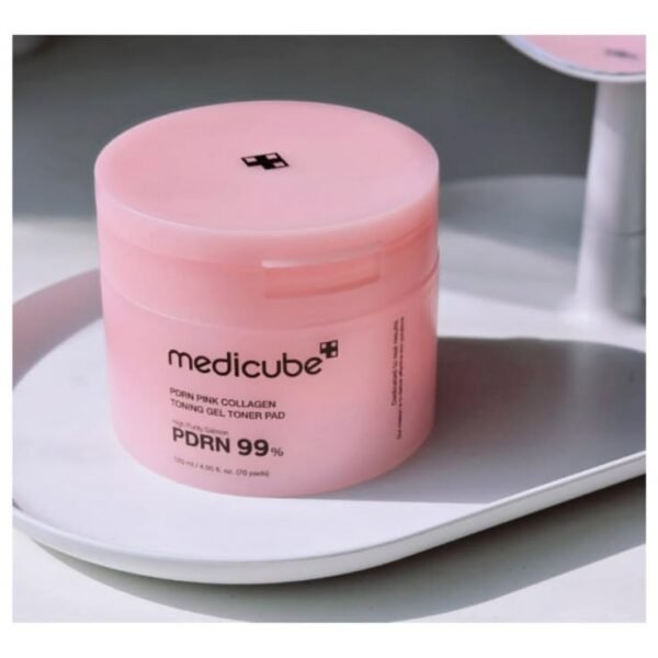 MEDICUBE PDRN PINK COLLAGEN TONING GEL TONER PAD
