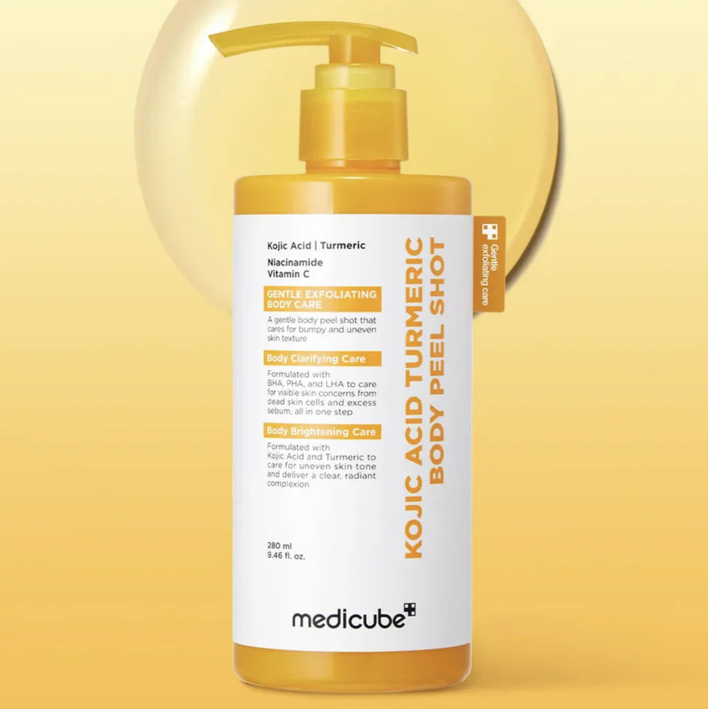MEDICUBE KOJIC ACID TUMERIC BODY PEEL SHOT